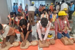 Restart a Heart Day – Training community members on Hands Only CPR, Building a “Nation of Lifesavers” in India