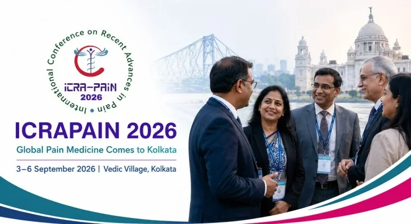 ICRAPAIN 2026 to Bring Global Pain Medicine Leaders to Kolkata
