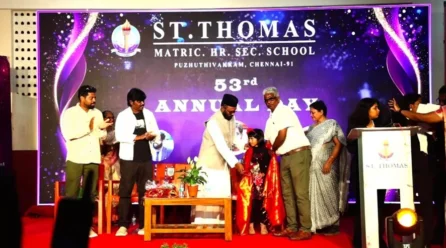 The Future of Music Is Nine Years Old: Victoria Isaac Honoured at St. Thomas Matric Hr. Sec. School’s 53rd Annual Day