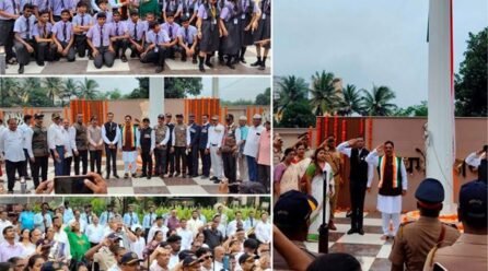 MP Ravindra Waikar Leads Grand Independence Day Celebrations in Mumbai North-West; Pays Tribute to 100+ Foot National Flag and Honours Serving & Former Soldiers