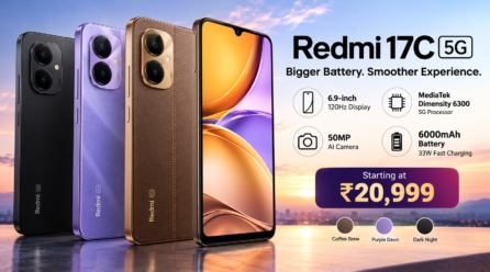 Redmi 17C 5G Launched in India Starting at ₹20,999 With 6000mAh Battery, 120Hz Display and 50MP Camera