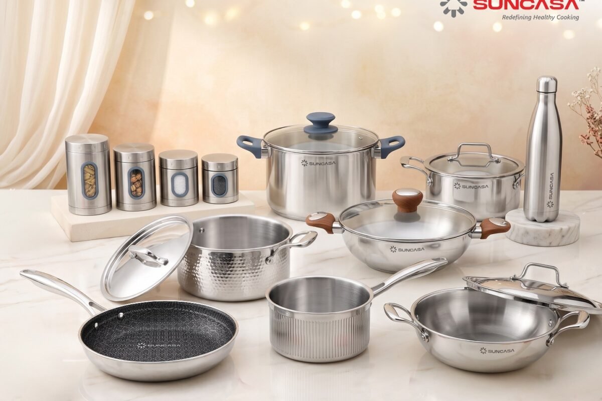 SUNCASA Brings Premium 304 Grade Stainless Steel Cookware to Indian Kitchens This Diwali